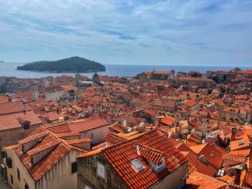 Dubrovnik with kids: Red roofs in Dubrovnik