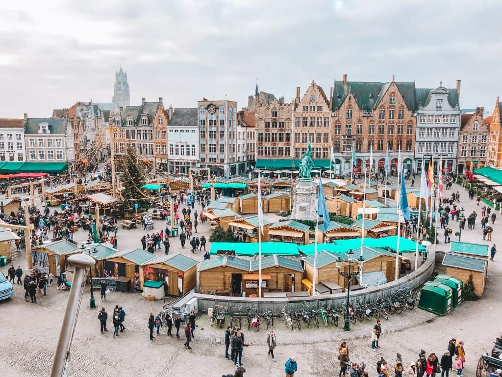 Christmas market in Bruges