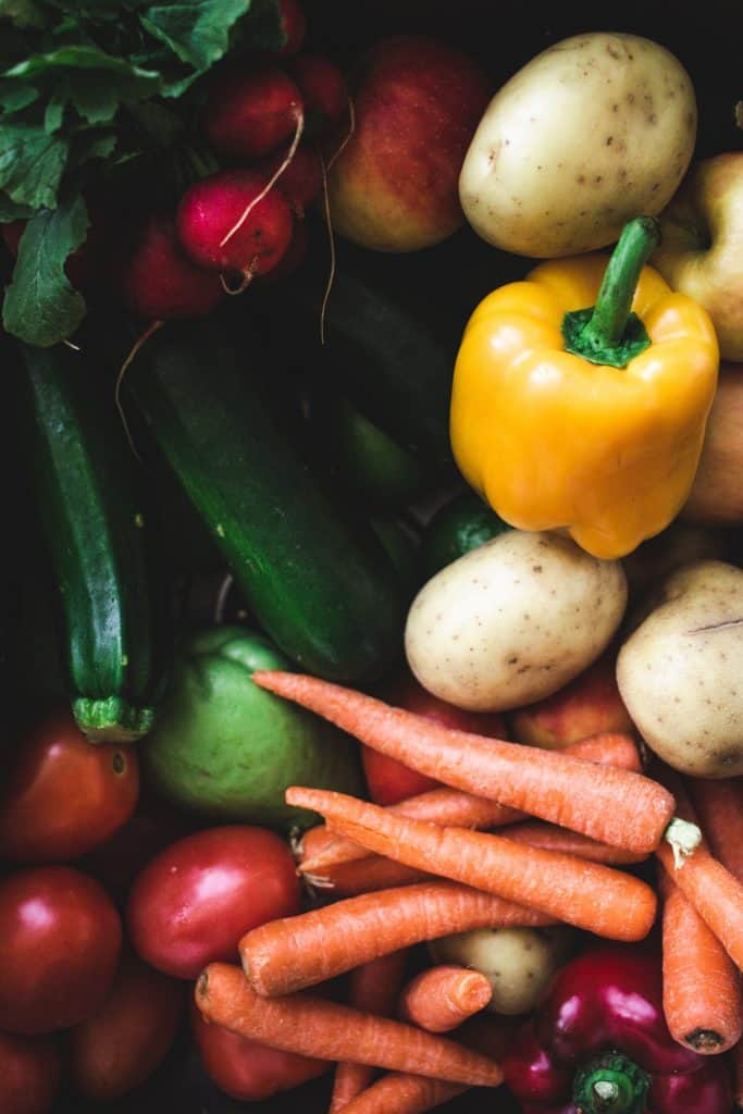 Colourful vegetables