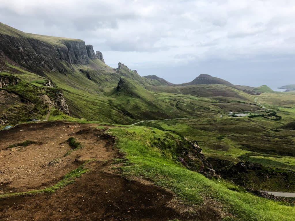 Rugged landscape on the Isle of Skye