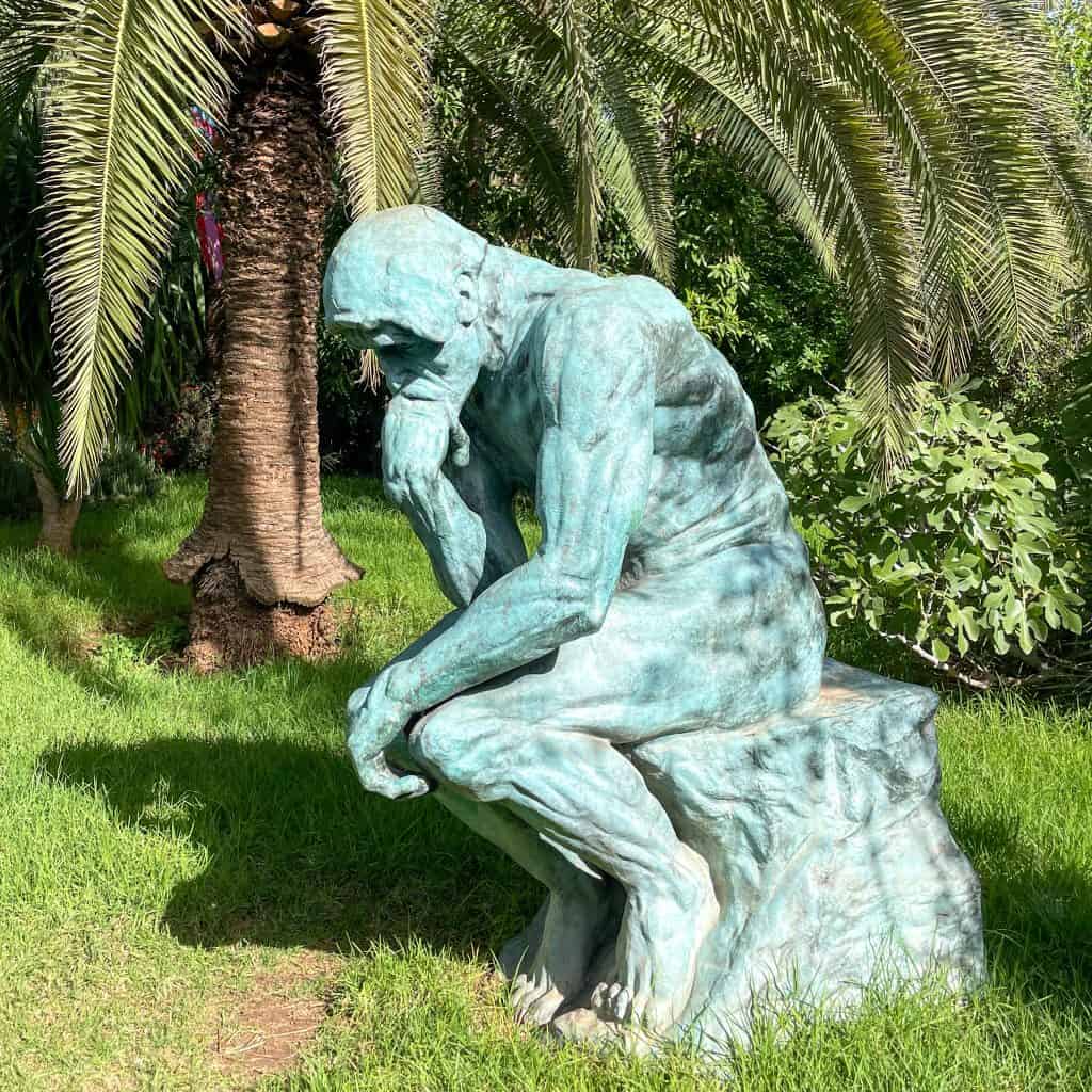Rodin's 'The Thinker' statue at Anima Garden