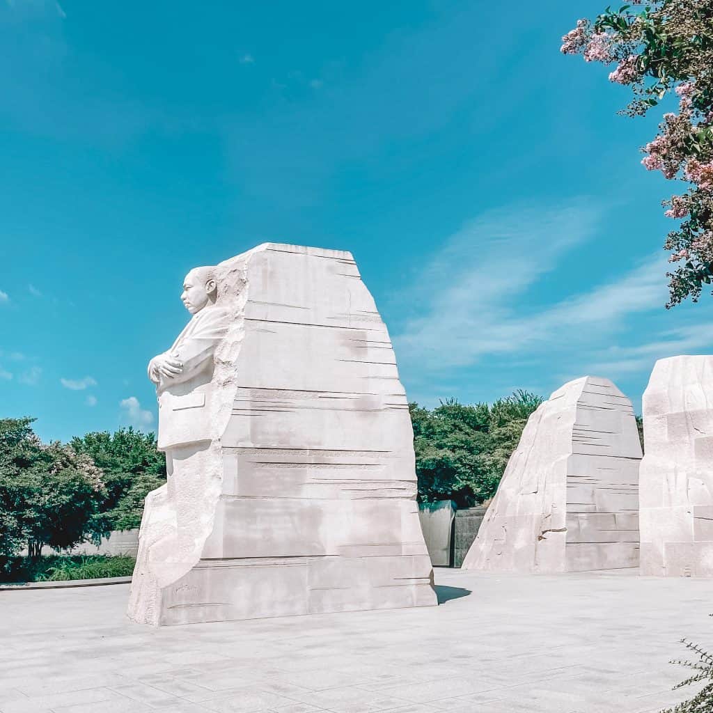 Martin Luther King Junior Memorial statue in Washington DC