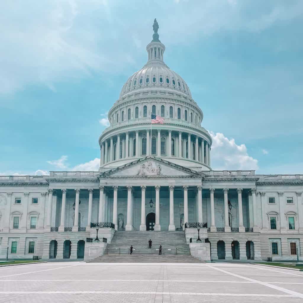 The Capitol in Washington DC