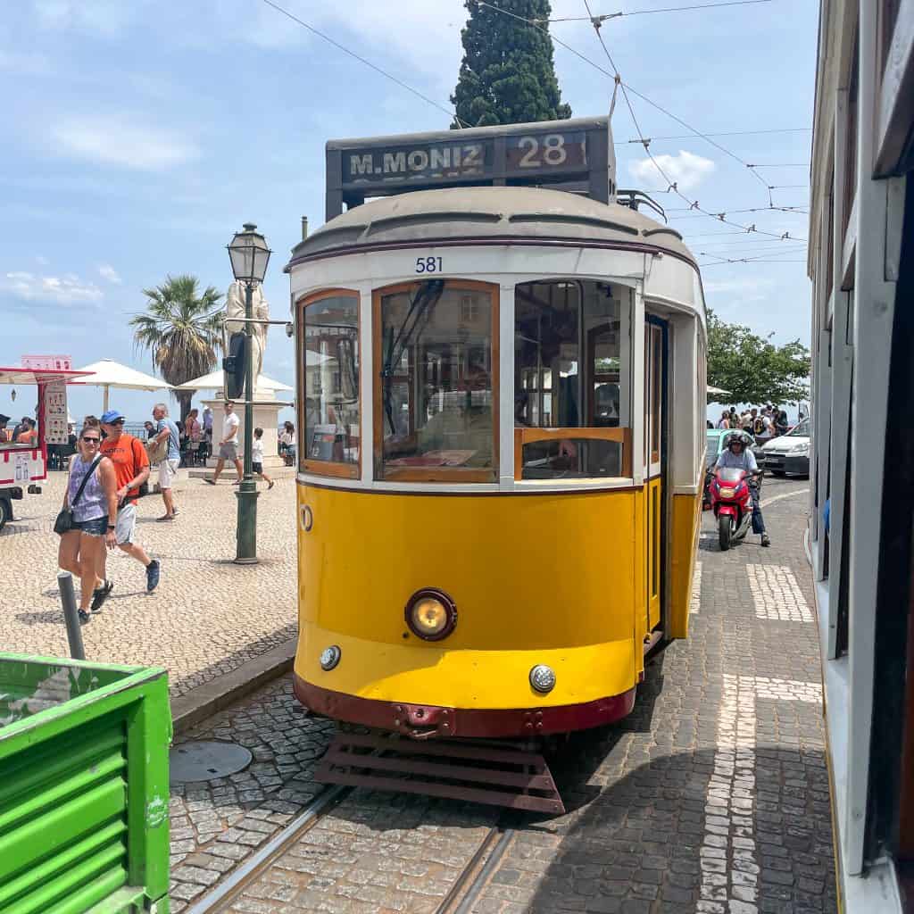 Tram 28 in Lisbon