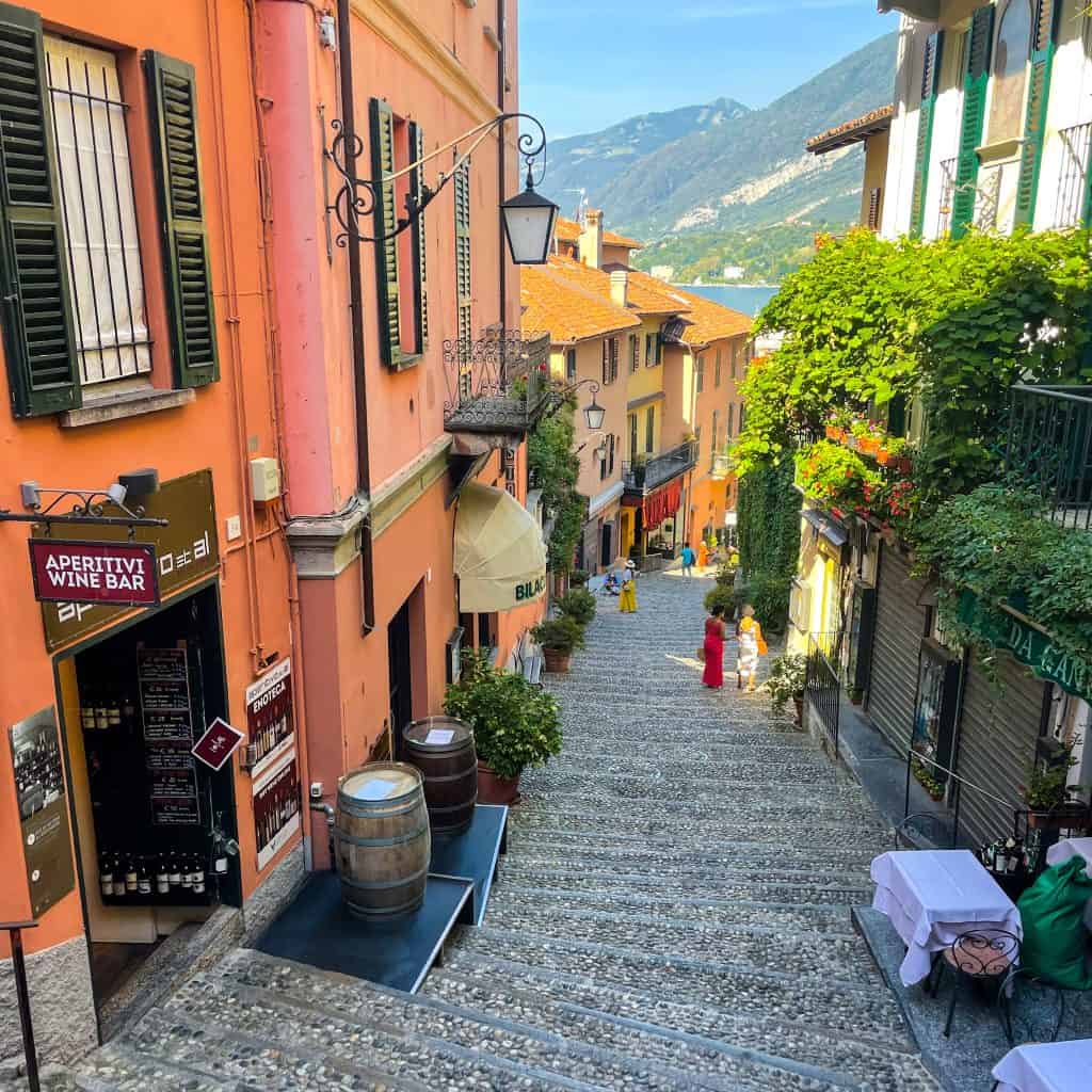 A street in Bellagio, Italy 