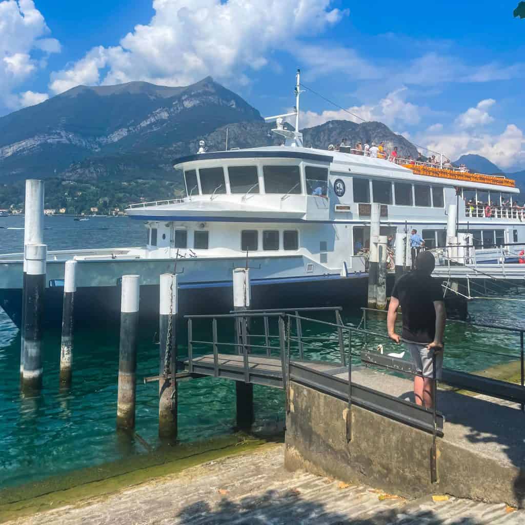 Ferry in Lake Como