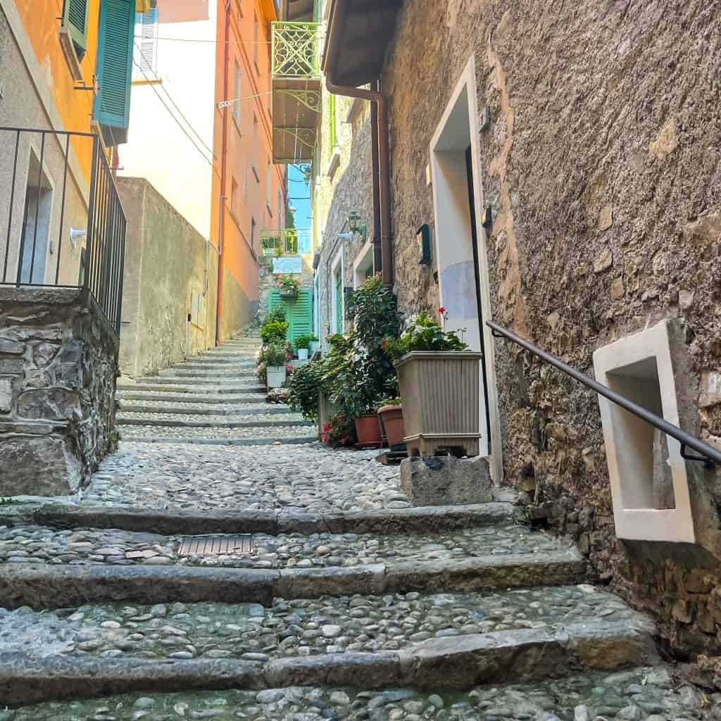 Steps in Varenna Italy 