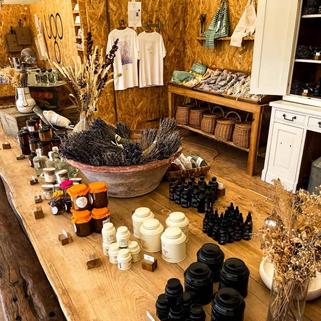 The Terre Ugo Lavender field Shop