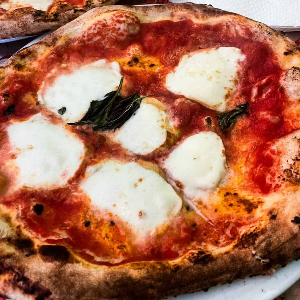 Margharita pizza in Italy 