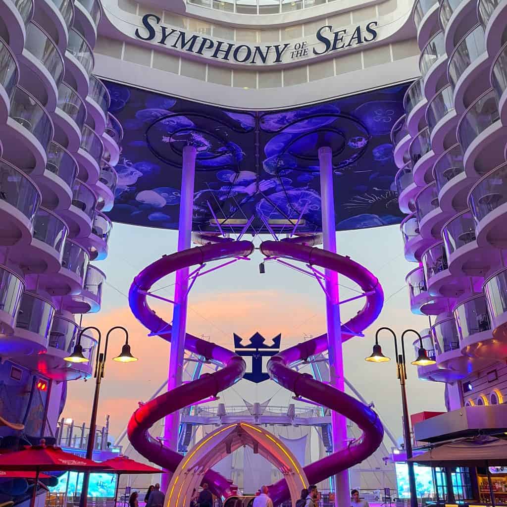 Royal Caribbean's Symphony of the Seas cruise ship interior