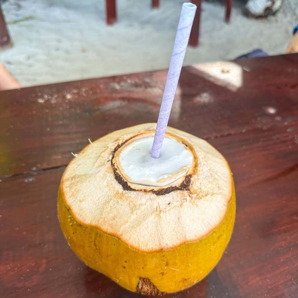 Coco Loco cocktail on Tortuga Island